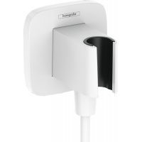 Шланговое подсоединение hansgrohe FixFit Q матовый белый 26887700