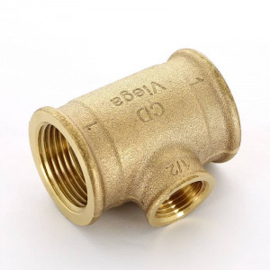 Тройник бронзовый Viega 1x1/2x1 ВР 362515 Тройник бронзовый Viega 1x1/2x1 ВР 362515