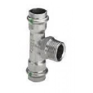 Тройник Viega Sanpress Inox с SC-Contur НР 35x3/4x35 мм нержавеющая сталь 2317.1 446000 Тройник Viega Sanpress Inox с SC-Contur НР 35x3/4x35 мм нержавеющая сталь 2317.1 446000