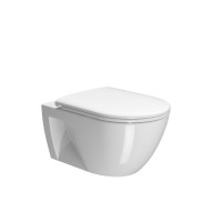 Уценка. Унитаз подвесной безободковый GSI Pura Eco Swirlflush белый глянцевый 880711_УЦ