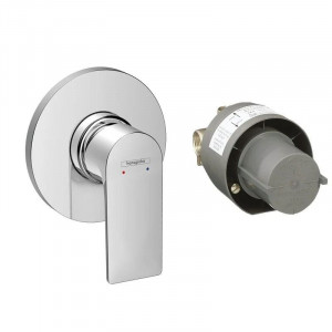 Смеситель для душа hansgrohe Rebris E комплект внешняя и скрытая часть 72658000 Смеситель для душа hansgrohe Rebris E комплект внешняя и скрытая часть 72658000