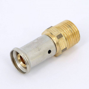 Муфта с наружной резьбой пресс HENCO 17P 16x1/2 17P-1604