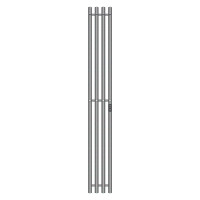 Полотенцесушитель  Primoclima Sol R C E графит PCSolRCEGR150184