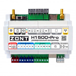 Контроллер универсальный ZONT H1500+ PRO ML00005644 Контроллер универсальный ZONT H1500+ PRO ML00005644
