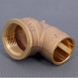 Угол 90° бронзовый Viega 94090G пайка-ВР 22x3/4 107581
