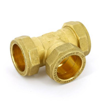 Тройник обжимной Tiemme 35х35х35 мм 1100093