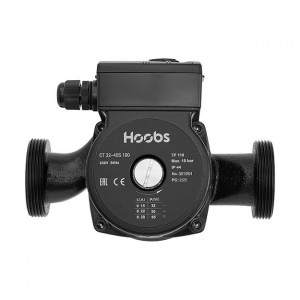 Насос циркуляционный Hoobs CT 32-60S 180 мм 100 Вт с гайками 08106H Насос циркуляционный Hoobs CT 32-60S 180 мм 100 Вт с гайками 08106H