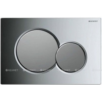 Смывная клавиша Geberit Sigma01 для двойного смыва глянцевый хром/матовый хром 115.770.KA.5