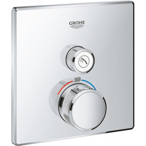 Термостат для душа GROHE Grohtherm SmartControl внешняя часть на 1 выход хром 29123000