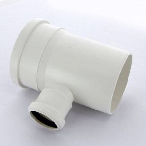Тройник канализационный Sinikon Comfort 110x50 мм 87° 510035.K