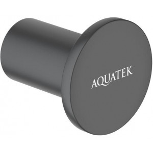 Крючок для ванной Aquatek Lira матовый черный AQ4401MB
