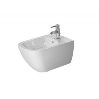 Биде подвесное Duravit Happy D.2 355x540 мм с креплением Durafix цвет Anthracite Matt 2258151300