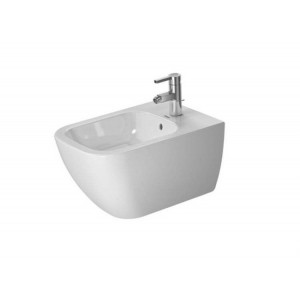 Биде подвесное Duravit Happy D.2 355x540 мм с креплением Durafix цвет Anthracite Matt 2258151300