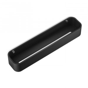 Полка для душа Decor Walther Black Stone 45x10 см подвесная черный матовый/хром 0973964 Полка для душа Decor Walther Black Stone 45x10 см подвесная черный матовый/хром 0973964