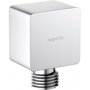 Шланговое подсоединение Aquatek хром AQ2459CR
