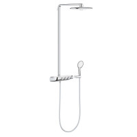 Душевая система с термостатом GROHE Rainshower SmartControl 360 DUO белая луна 26250LS0