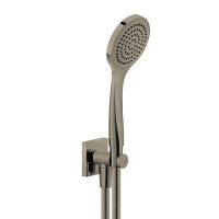 Душевой гарнитур Gessi Emporio Shower с выводом воды шлангом 1.5 м и лейкой Finox Brushed Nickel 47323#149