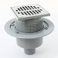 Трап McAlpine MRFG3V-50 115x115 мм вертикальный выпуск 50 мм сухой затвор MRFG3V-50