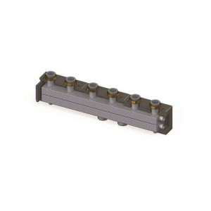 Гребенка распределительная Huch EnTEC EWG 25-04 на 4 контура DN 25 1 1/2 EWG2504