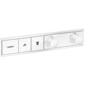 Термостат hansgrohe RainSelect скрытого монтажа для 2 потребителей матовый белый 15380700