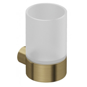 Держатель со стаканом KLUDI VELA R Brushed Gold 58975N0