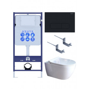 Комплект инсталляции 4 в 1 Aquatek Поларис (рама Standard, унитаз AQ0700-01, сиденье soft-close, панель KDI-0000017) ПОЛАРИС-01-017 Комплект инсталляции 4 в 1 Aquatek Поларис (рама Standard, унитаз AQ0700-01, сиденье soft-close, панель KDI-0000017) ПОЛАРИС-01-017