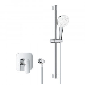 Душевой комплект GROHE CUBEO со смесителем скрытого монтажа и гарнитуром Tempesta Cube 110 хром 1053350000 Душевой комплект GROHE CUBEO со смесителем скрытого монтажа и гарнитуром Tempesta Cube 110 хром 1053350000