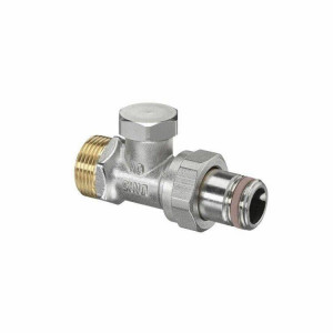 Вентиль запорный проходной Oventrop Combi 2 DN 15 3/4x1/2 никелированный 1091172 Вентиль запорный проходной Oventrop Combi 2 DN 15 3/4x1/2 никелированный 1091172