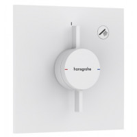 Смеситель для душа Hansgrohe DuoTurn E на 1 потребителя внешняя часть белый матовый 75617700