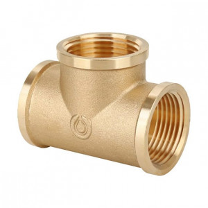 Тройник резьбовой латунный Gappo ВР 1/2 G1210 Тройник резьбовой латунный Gappo ВР 1/2 G1210