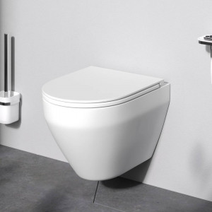 Унитаз подвесной AM.PM Spirit V2.0 FlashClean с сиденьем микролифт матовый C701700MWSC