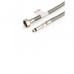 Гибкая подводка для смесителя Uni-Fitt M8x1-1/2 100 см удлиненный штуцер 503S2710 Гибкая подводка для смесителя Uni-Fitt M8x1-1/2 100 см удлиненный штуцер 503S2710