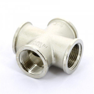 Крестовина никелированная Valtec VT.619.N 1/2 ВР VT.619.N.2001 Крестовина никелированная Valtec VT.619.N 1/2 ВР VT.619.N.2001