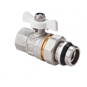 Кран шаровой Högert Technik Premium ГОСТ 3/4 НВ PN 40 бабочка с полусгоном и кольцом BV92105 Кран шаровой Högert Technik Premium ГОСТ 3/4 НВ PN 40 бабочка с полусгоном и кольцом BV92105