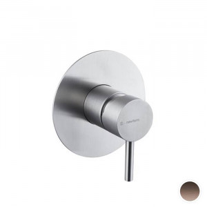 Смеситель для душа встраиваемый Newform X-STEEL 316 PVD Brushed copper bronze 69675EX.59.067 Смеситель для душа встраиваемый Newform X-STEEL 316 PVD Brushed copper bronze 69675EX.59.067