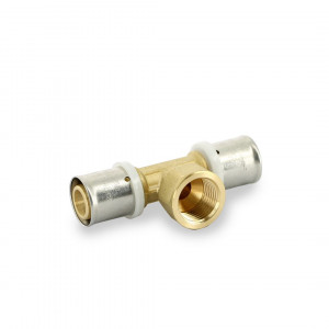 Тройник пресс с внутренней резьбой General Fittings 20 х 1/2 х 20 мм 707G7271 Тройник пресс с внутренней резьбой General Fittings 20 х 1/2 х 20 мм 707G7271