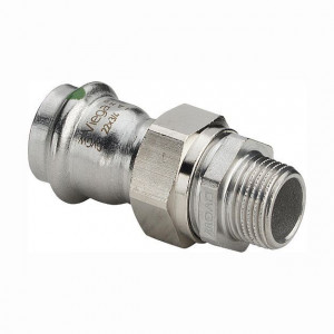 Муфта переходная Viega Sanpress Inox 54 мм х 2 дюйма ВР нержавеющая сталь 438364 Муфта переходная Viega Sanpress Inox 54 мм х 2 дюйма ВР нержавеющая сталь 438364