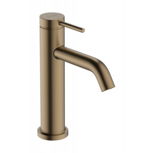 Смеситель для раковины hansgrohe Tecturis S 110 однорычажный со сливным гарнитуром шлифованная бронза 73310140 Смеситель для раковины hansgrohe Tecturis S 110 однорычажный со сливным гарнитуром шлифованная бронза 73310140