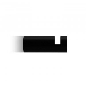 Крючок Decor Walther Mikado 12x35x12 мм черный матовый 0520160 Крючок Decor Walther Mikado 12x35x12 мм черный матовый 0520160