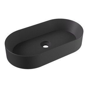 Раковина накладная Alice SPY Oval 65x36 см черный матовый 34240108 Раковина накладная Alice SPY Oval 65x36 см черный матовый 34240108