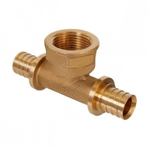 Тройник аксиальный Hoobs 20x2.8-3/4-20x2.8 мм с внутренней резьбой HB-PEXTG-203420 Тройник аксиальный Hoobs 20x2.8-3/4-20x2.8 мм с внутренней резьбой HB-PEXTG-203420