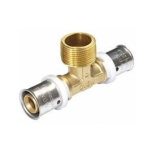 Тройник переходной SANHA 3fit-Press 25130G 16x2.0-1/2-16x2.0 мм ВПр-ВР-ВПр 125130G1612 Тройник переходной SANHA 3fit-Press 25130G 16x2.0-1/2-16x2.0 мм ВПр-ВР-ВПр 125130G1612