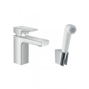 Смеситель для раковины Hansgrohe Vernis Shape с гигиеническим душем и шлангом 1600 мм 71216000 Смеситель для раковины Hansgrohe Vernis Shape с гигиеническим душем и шлангом 1600 мм 71216000