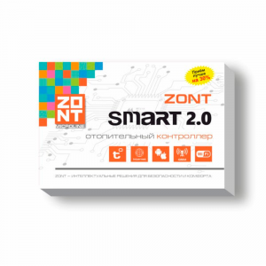 Контроллер отопления ZONT SMART 2.0 GSM Wi-Fi ML00004479 Контроллер отопления ZONT SMART 2.0 GSM Wi-Fi ML00004479