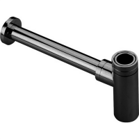 Сифон для раковины Cisal Complementi 1 1/4 черный матовый ZA00404240