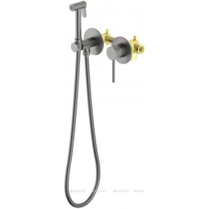 Комплект для гигиенического душа Aquanet Европа AQ1319BGM встроенный оружейная сталь AQ1319BGM Комплект для гигиенического душа Aquanet Европа AQ1319BGM встроенный оружейная сталь AQ1319BGM