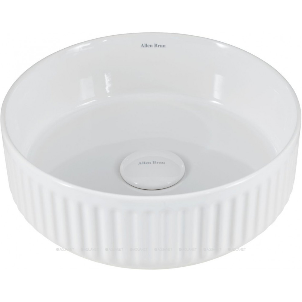 Раковина накладная Allen Brau Fantasy Line Ø360 мм белый 4.11032.20