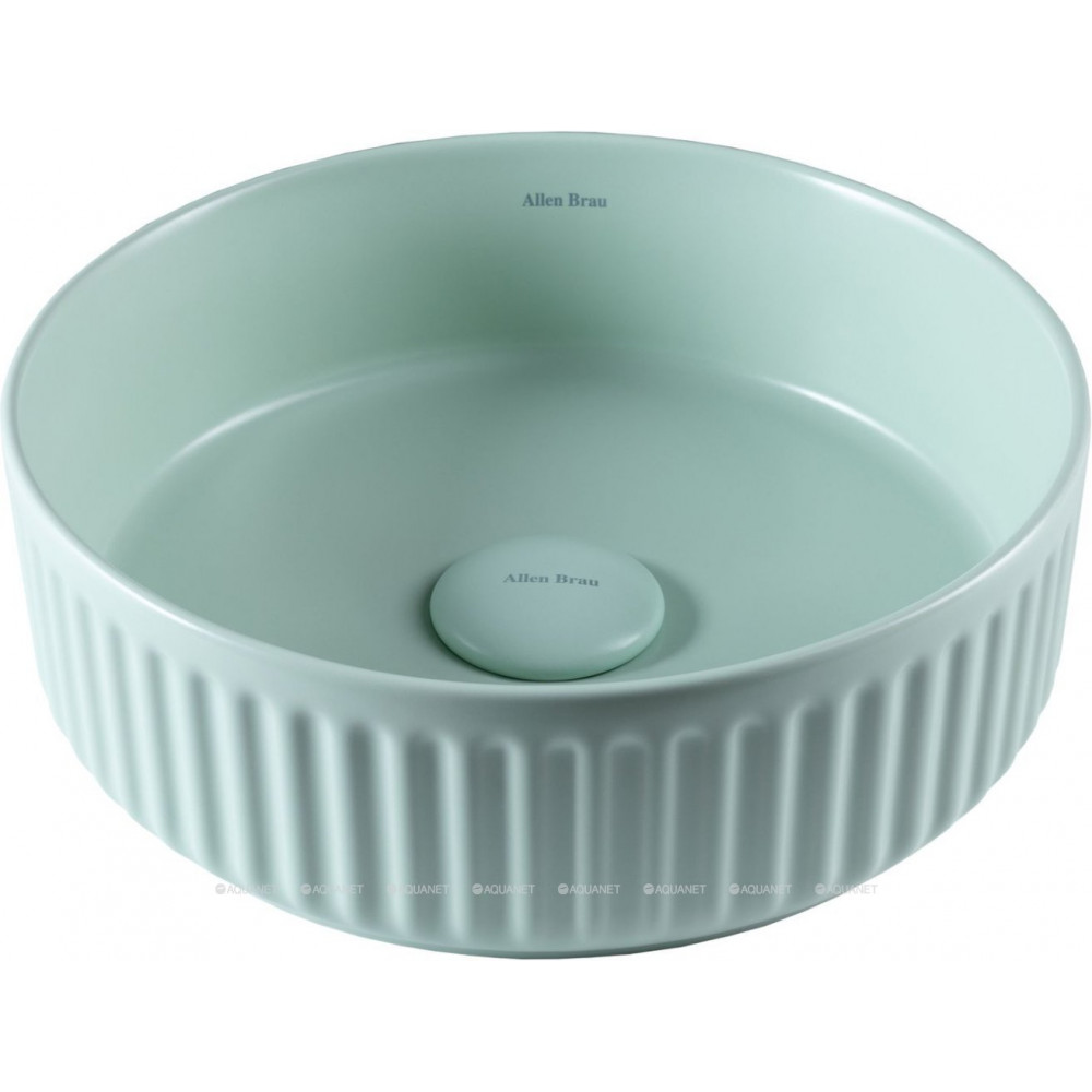 Раковина накладная Allen Brau Fantasy Line Ø360 мм мятный 4.11032.MT