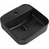 Раковина накладная Aquanet CITY-2-MB 390х390х140 мм черный матовый 00273669