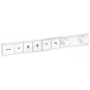 Термостат Hansgrohe RainSelect для 5 потребителей внешняя часть Matt White 15384700